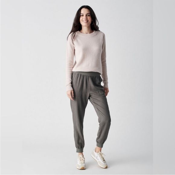 Faherty Pants - Faherty Women's Arlie Day Jogger Pant, Olive, Size Large